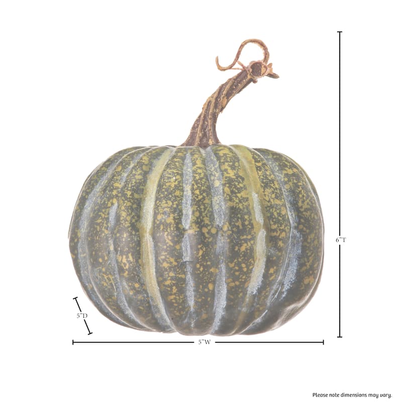 Latex Harvest Vine Pumpkin Set of 2