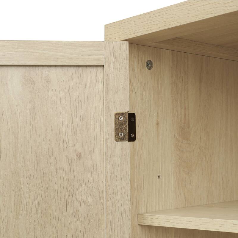 Storage Cabinet with Adjustable Inner Shelves