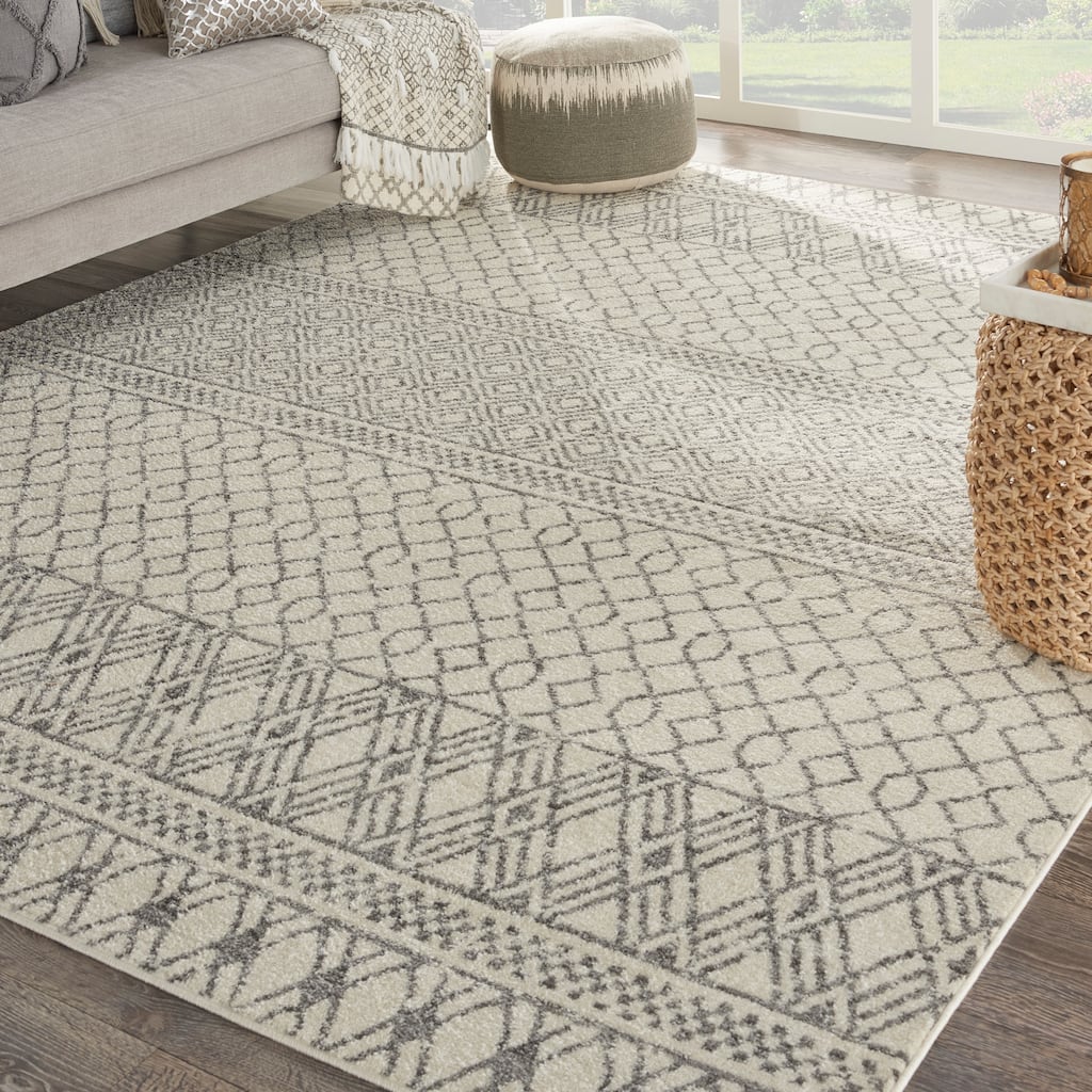 Nourison Passion Moroccan Boho Tribal Geometric Area Rug