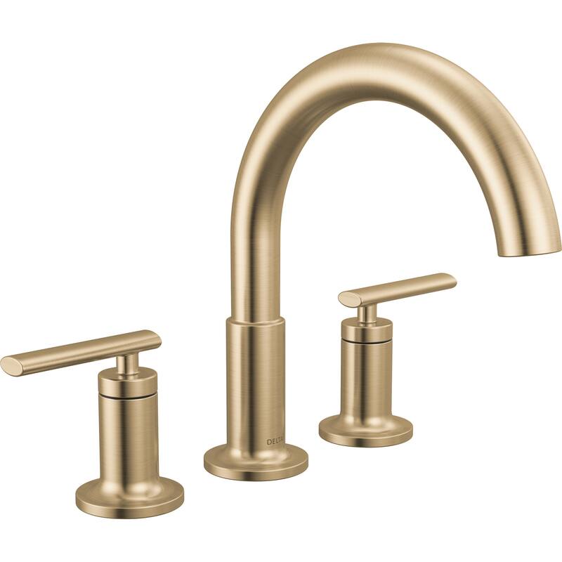 Delta T2742 Altado Deck Mounted Roman Tub Filler - Champagne Bronze