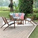 preview thumbnail 16 of 48, Cambridge Casual West Lake Convertible Wood Outdoor Sofa Daybed