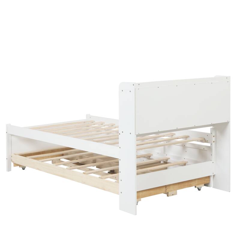 WW Twin Bed with Bookcase