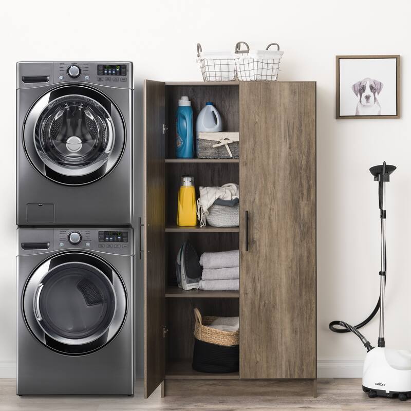 Prepac 'Winslow Elite' 32-inch Brown Storage Cabinet - 32 Inch - 32 Inch