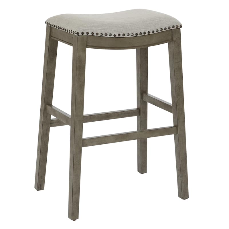 Saddle Stool 30" (2-Pack) - grey seat/grey base