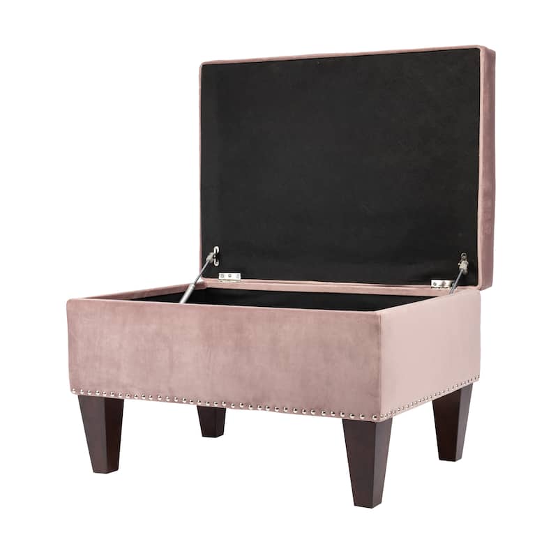 Transitional Brooklyn Upholstered Home Décor Storage Bench