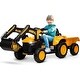 preview thumbnail 16 of 27, 12V 3 in 1 Kids Ride on Excavator & Tractor with Detachable Trailer