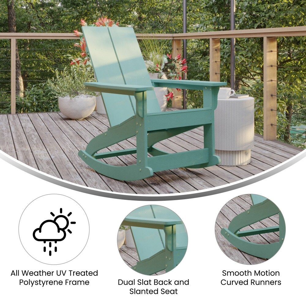 Resin rocking sales chairs