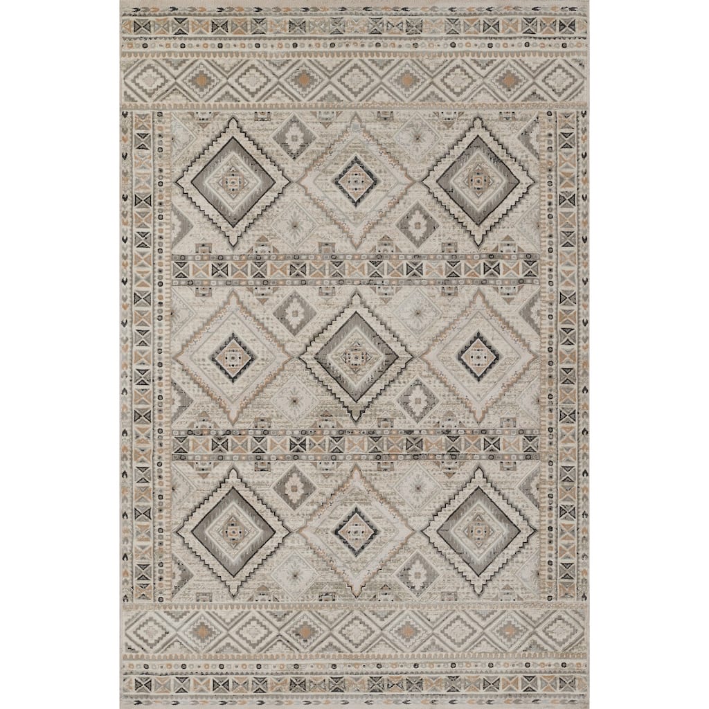 Momeni Genevieve Polyester Geometric Area Rug