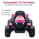 preview thumbnail 21 of 24, Kids Ride On Tractor with Trailer, 12V Battery Powered Electric