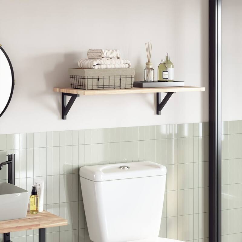 vidaXL Table Top 31.5x15.7x0.8" Rectangular Solid Wood Acacia - 80 x 40 x 2 cm