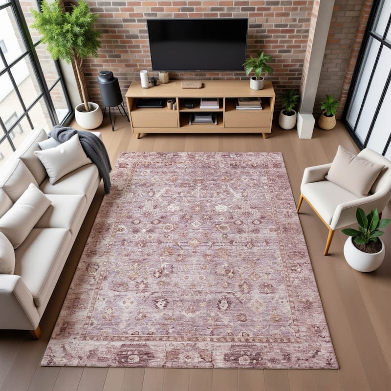 Premium Washable Super Soft Vintage Traditional Mayfield Rug