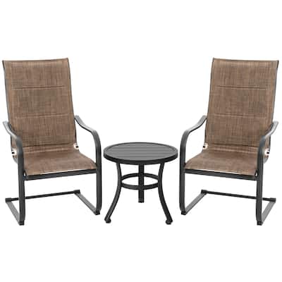 Outdoor Textilene Dining Set with 1.57'' Umbrella Hole