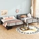 preview thumbnail 15 of 26, Full XL Over Queen Bunk Bed with Drawers - Stylish Space-Saver
