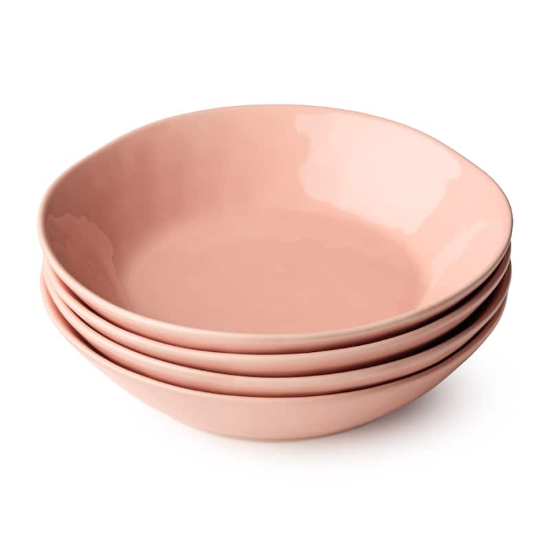 Certified International Desert Rose 9.5" Soup/Cereal Bowls,Set of 4 - 9.5'' W x 9.5'' D x 2'' H