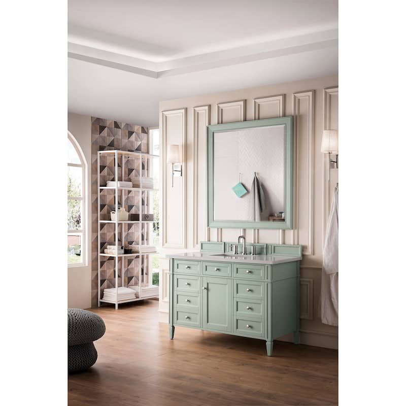 James Martin Vanities Brittany 48" Single Vanity, Sage Green