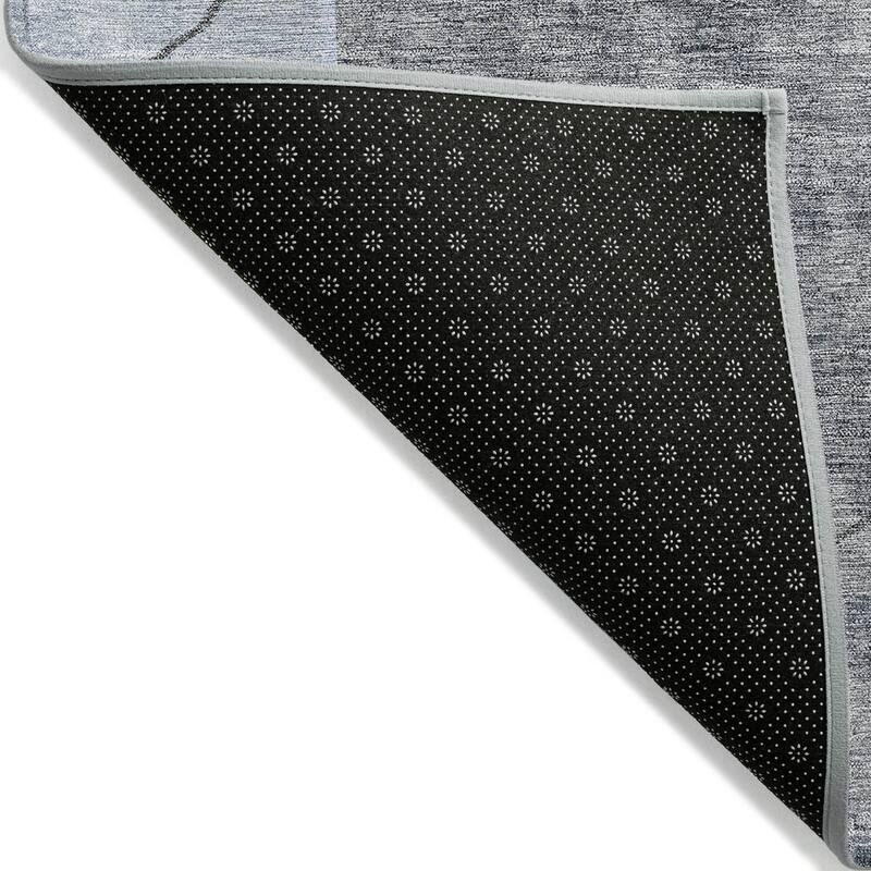 Machine Washable Indoor/ Outdoor Chantille Abstract Contemporary Rug