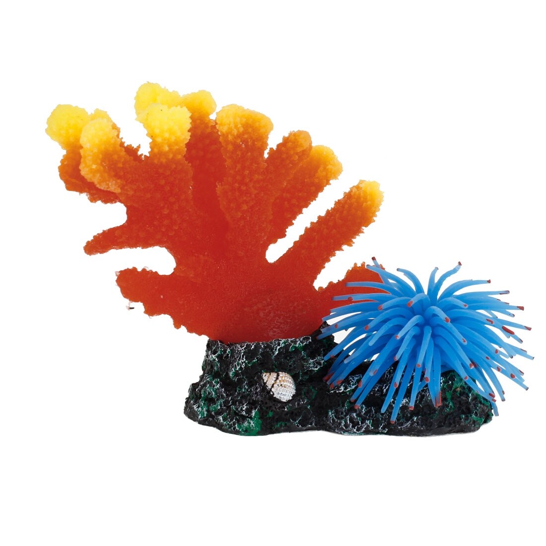 Shop Aquarium Artificial Soft Silicone Red Blue Coral Sea Urchin