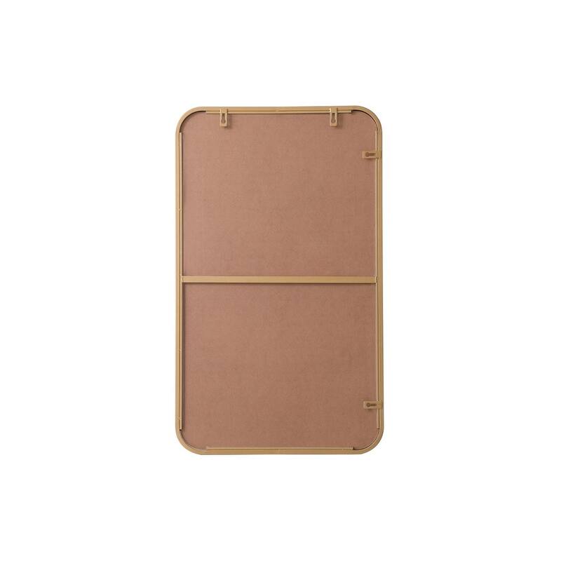 Ezra Soft Corner Metal Rectangular Mirror