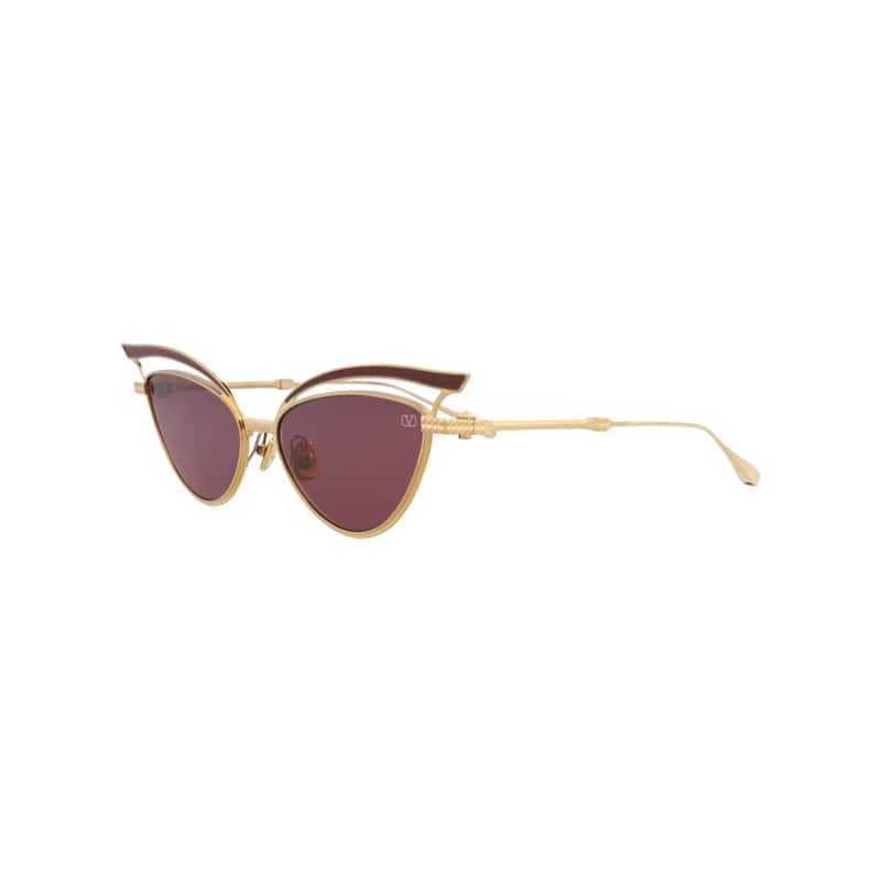 Valentino Cat Eye-Frame Titanium Sunglasses