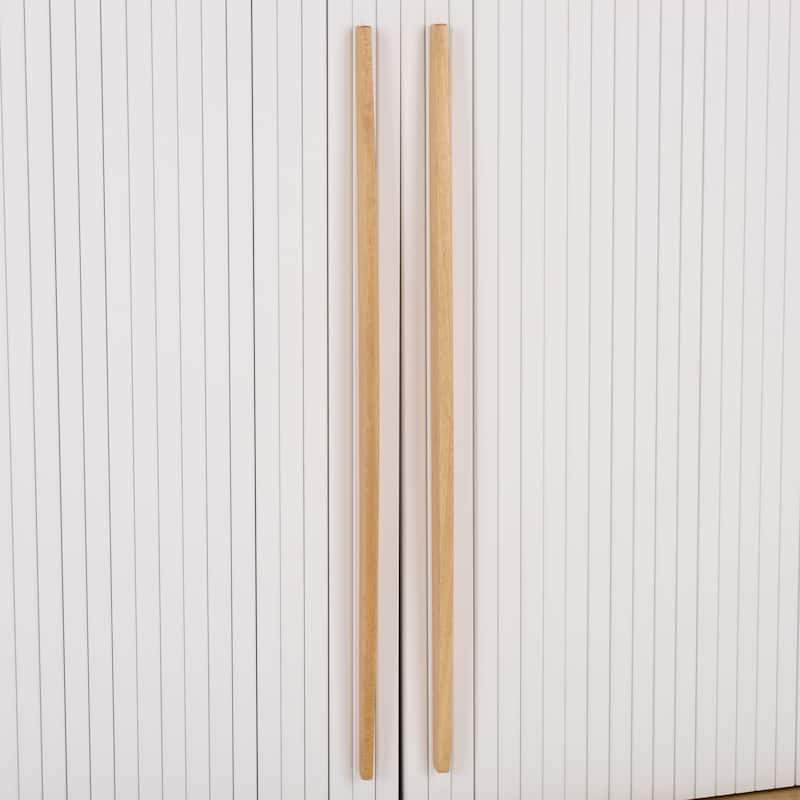 SAFAVIEH Home Sabby Tambour Door Compact Sideboard/TV Stand - 39"W x 20"D x 32"H