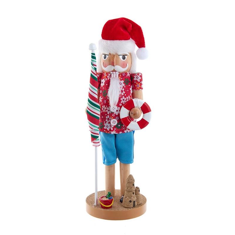 Kurt Adler 15-Inch Beach Santa Nutcracker