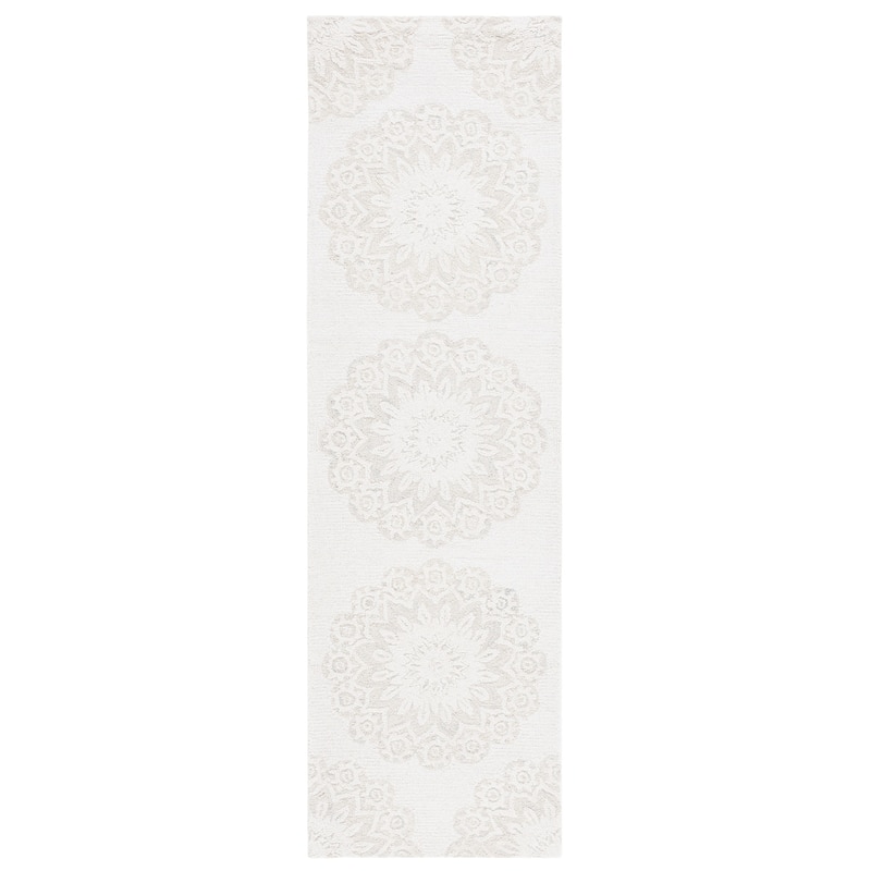 SAFAVIEH Handmade Blossom Oriella Modern Floral Wool Rug