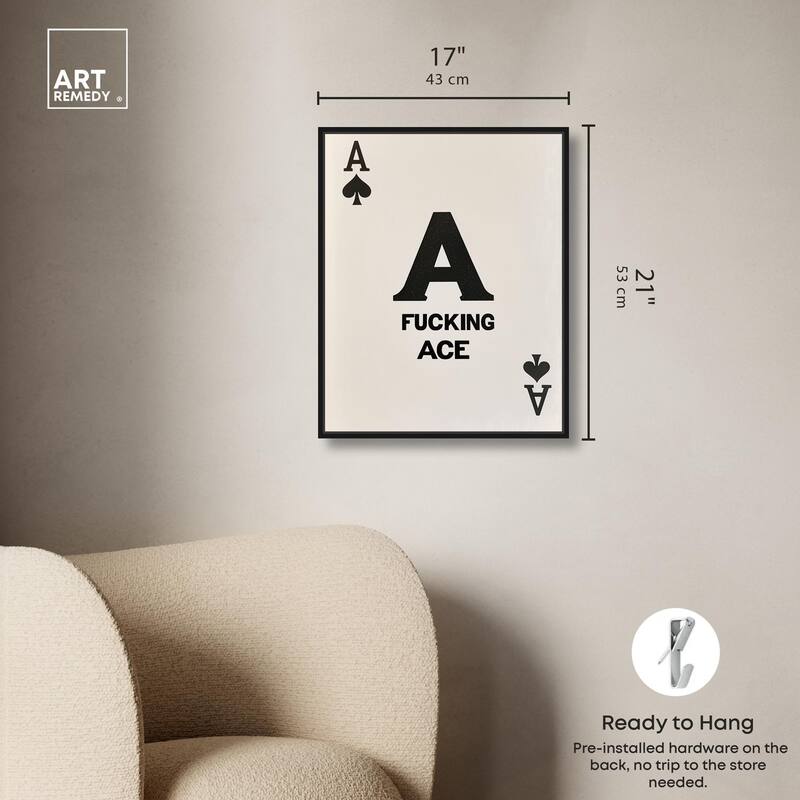 Ace Canvas by Art Remedy