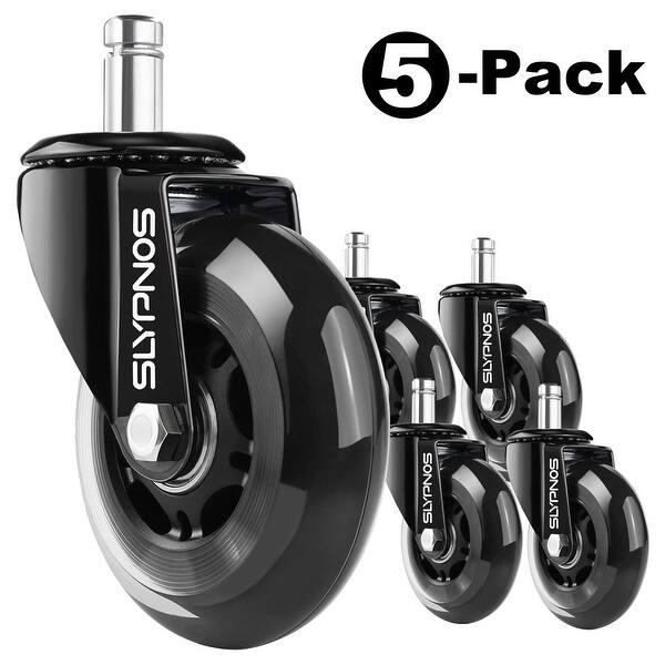 Shop Slypnos 5 Pack 3 Inch Office Chair Casters Replacement Wheels