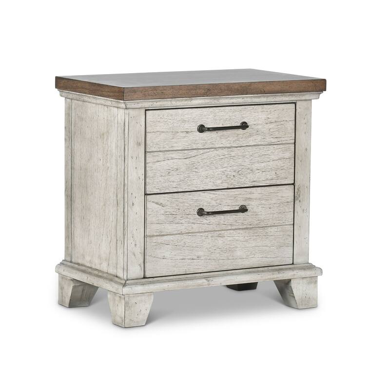 Steve Silver Overlook Two-tone 2-drawer Nightstand