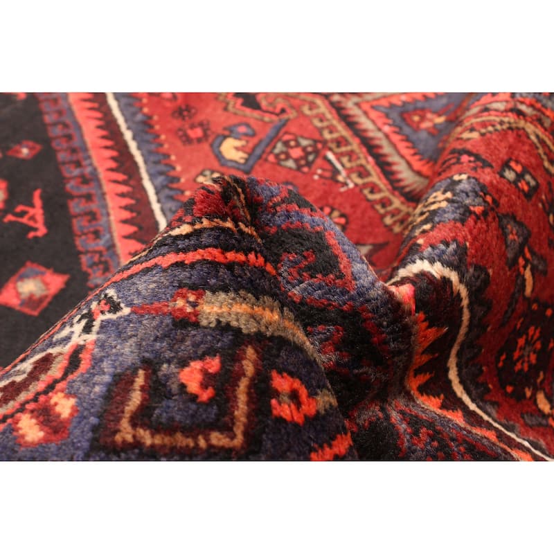 ECARPETGALLERY Hand-knotted Andelz Red Wool Rug - 4'6 x 6'7