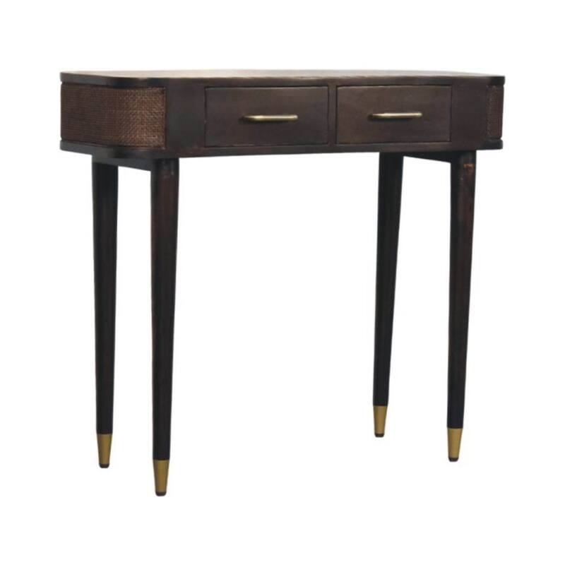 Artisan Furniture Solid Wood Belmont Console Table,Brown,1-Drawer