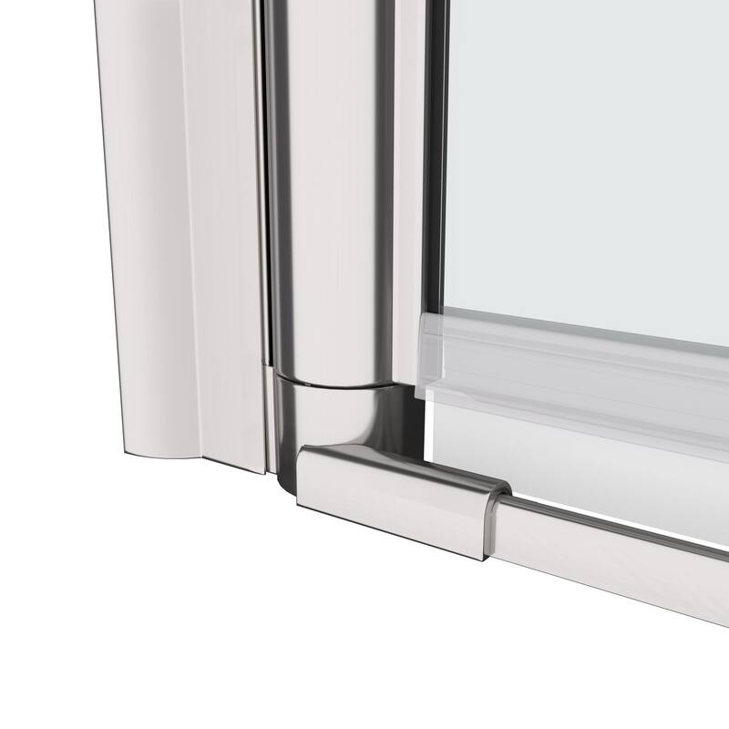 24" W x 72"H Pivot Frameless Swinging Shower Door