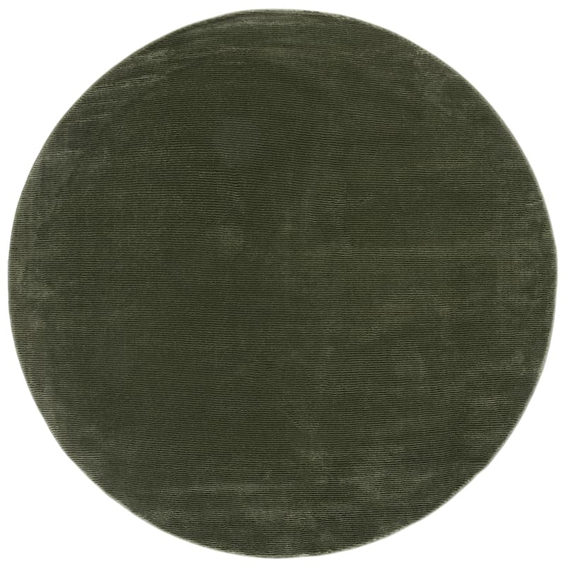 SAFAVIEH Revive Avie Solid Rug - 6'7" Round - Green