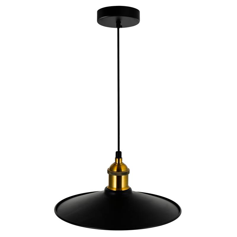 Brave 1 Light 10in Black Mini Pendant