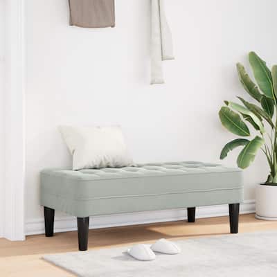 Handy Dual-Color Storage Bench - 44.5 x 22.4 x 15.4 in