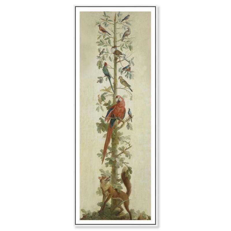 Fox and Papagayo Panoramic Canvas by Art Remedy - White - 20" x 54"