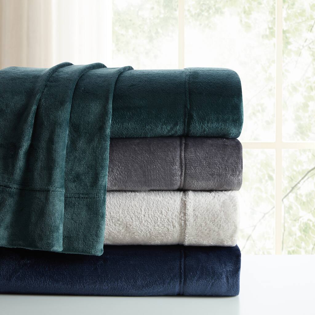 Asher Home Ultra-Soft Velvet Plush Sheet Set