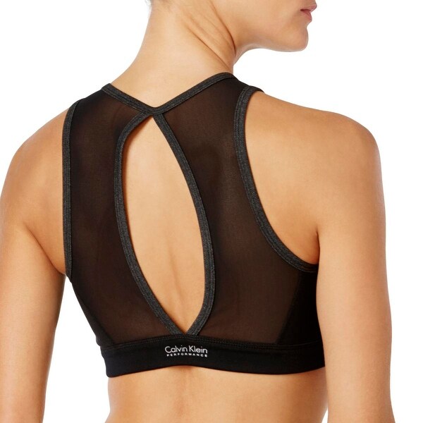 calvin klein mesh sports bra