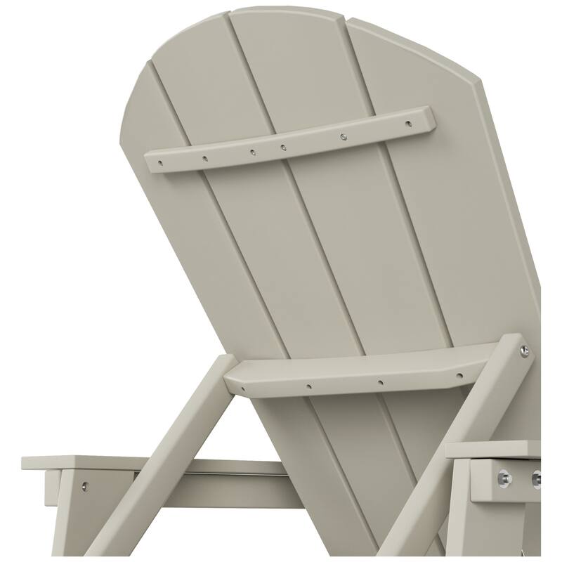 Polytrends Laguna Hdpe All Weather Outdoor Patio Pool Reclining Chaise Lounge With Arms And Wheels