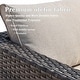 preview thumbnail 43 of 45, OVIOS 7-Piece Low Profile Deep Seat Wicker Outdoor Patio Furniture Set