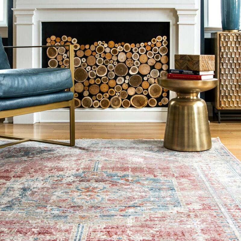 Nuloom Medallion Mcgee Faded Area Rug