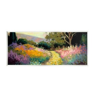 Stupell Modern Meadow Path Wall Plaque Art Design By Gina Kelly - Bed ...