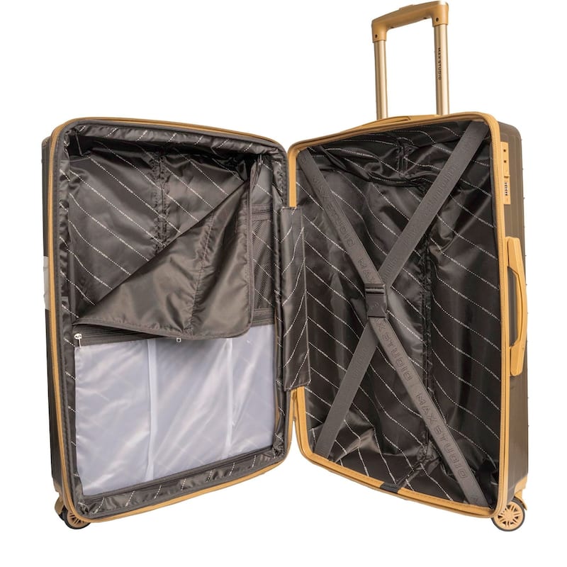 Max Studio The Edin ABS 3-Piece Hard Sided Luggage Set