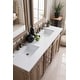 preview thumbnail 22 of 27, James Martin Vanities Bristol 72" Double Vanity, Whitewashed Walnut