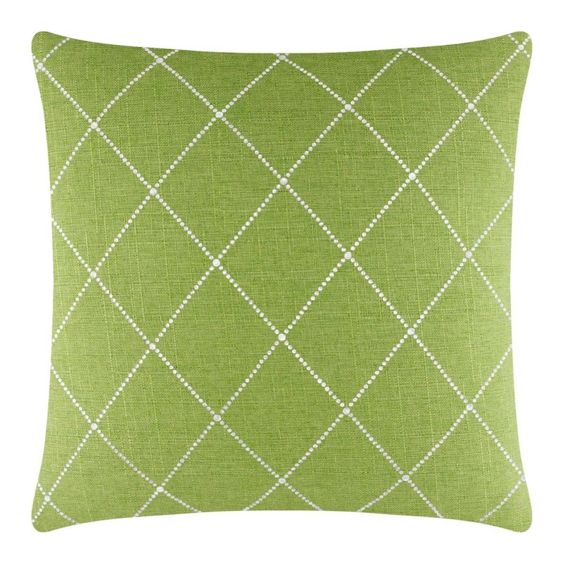 Sparkles Home Atlas Rhinestone Pillow - 16x16 - Lime