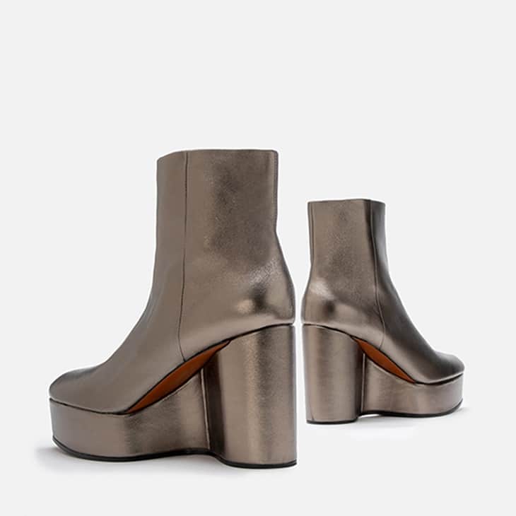 Clergerie Belen Metallic Platform Boot
