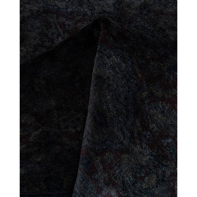 Fine Vibrance One-of-a-Kind Hand-Knotted Area Rug - Brown, 6' 1" x 6' 1" - 6' 1" x 6' 1"