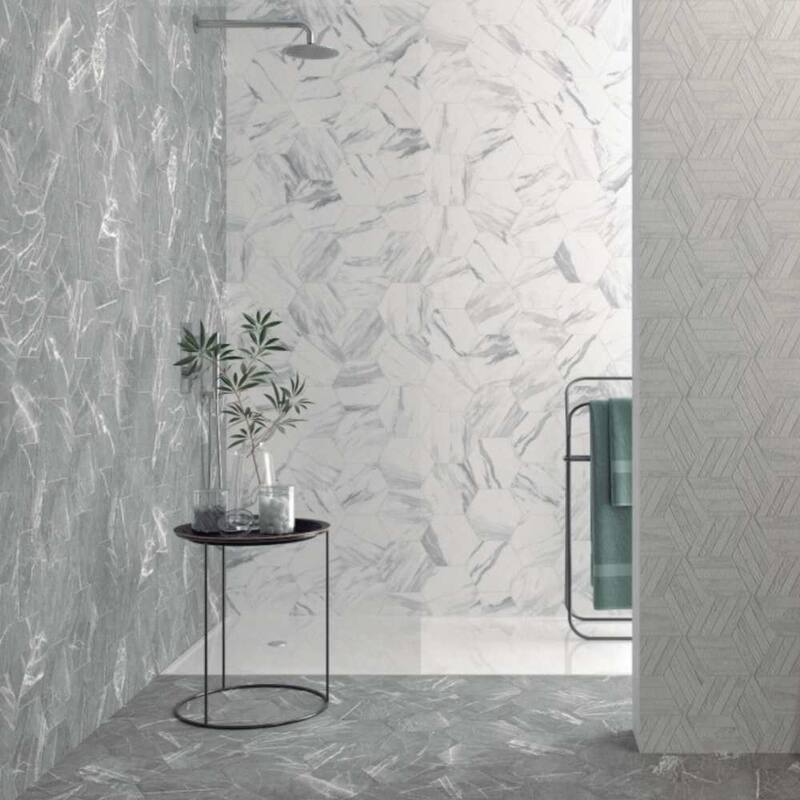 The Tile Life Cadiz 8x9 Grey Porcelain Floor & Wall Tile