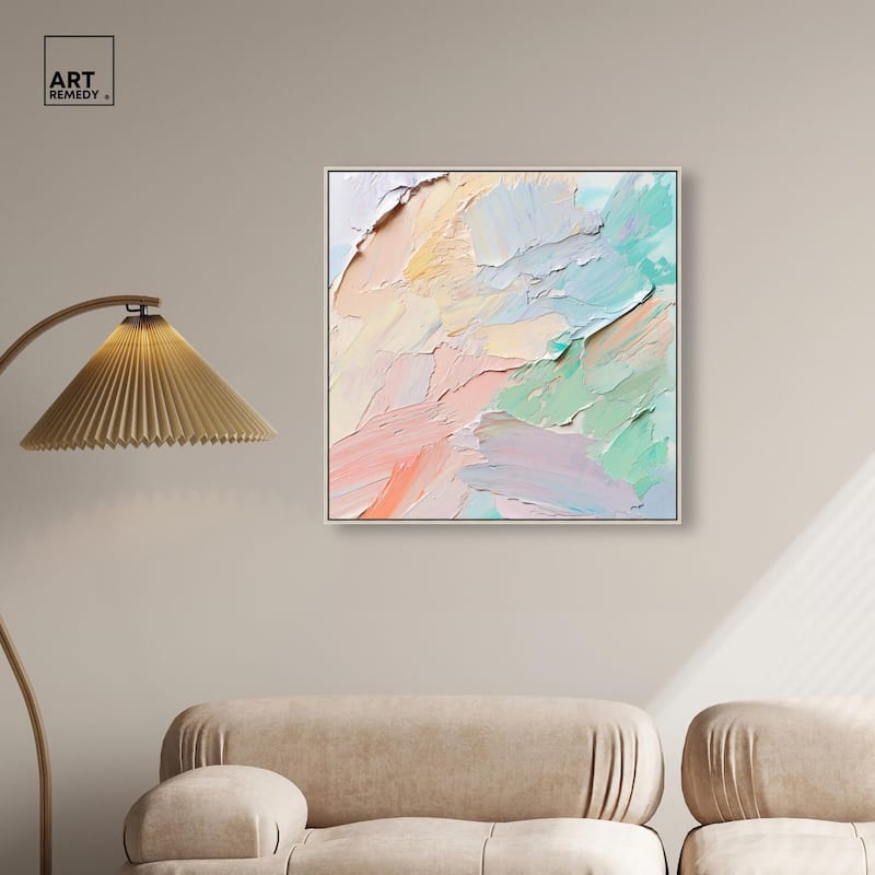 Flowing Mousse III Canvas by Art Remedy