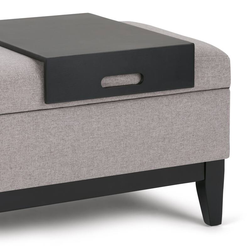 WYNDENHALL Jackson 42 inch Wide Rectangle Storage Ottoman